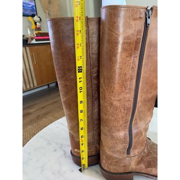 Vintage 1883 Lucchese Distressed Women’s 16” Shaft Boots SZ 8.5 - Picture 6 of 12